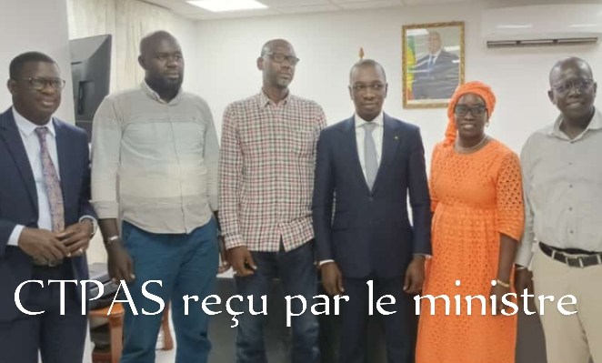 Le CTPAS a été reçu par le Ministre de la communication.