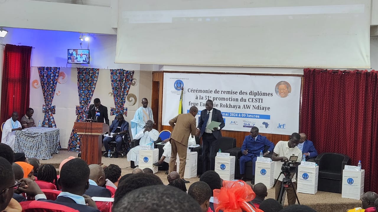 Remise des diplômes à la 51e promotion du Cesti : Feue Eugénie Rokhaya Aw